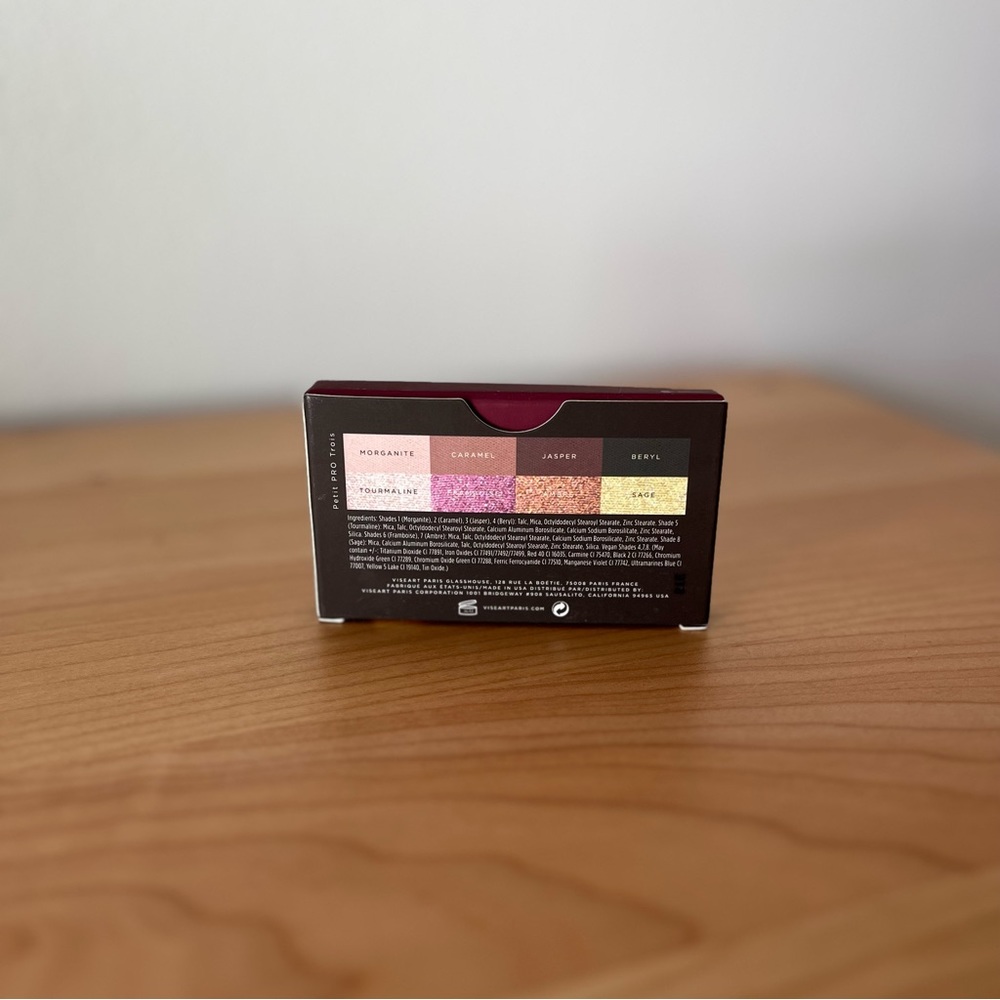 BNIB Viseart Petit Pro Trois Eyeshadow Palette - Picture 5 of 16